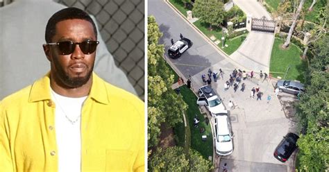 diddy home raided